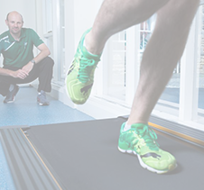 Sports Scientist monitoring Athlete runner on treadmill